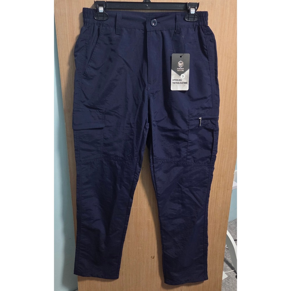 Jiangkuo Genuitactics Navy Blue Tactical Cargo‎ Pants Womens Size S NWT